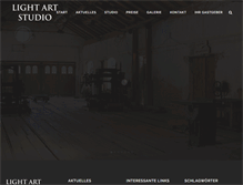 Tablet Screenshot of light-art-studio.com